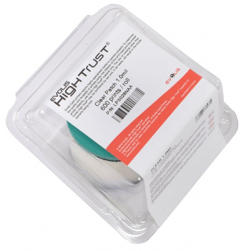 LPS028NAA Film de lamination Clear patch 1.0 mil Evolis - Vue 3