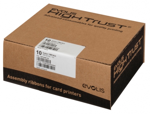 N5H204E100 Ruban couleur Easy4pro demi-panneau YMCKO pour Primacy 2 et zenius 2 - Vue 3