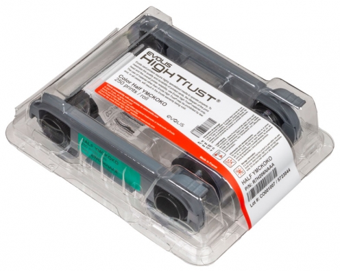 R7H206NAAA Ruban couleur demi-panneau YMCKO-KO pour Primacy 2 - Vue 2