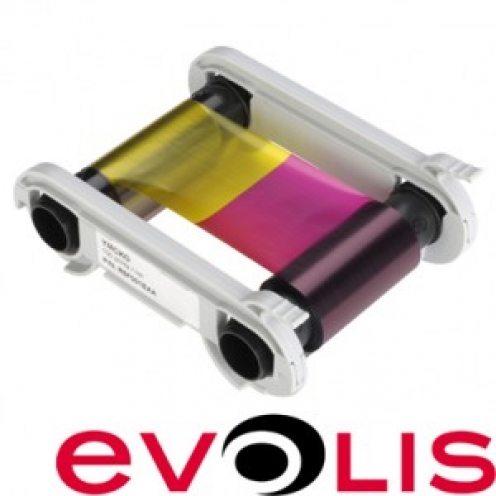 R5H004NAA  - Ruban Couleur YMCKO demi-panneau Evolis