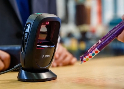 Scanner de Présentation Zebra DS9308, 2D, SR, multi-IF, en kit (USB), noir - Vue 3