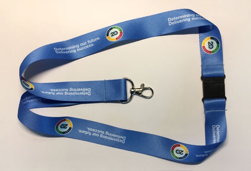 Cordon personnalisé lisse 25mm