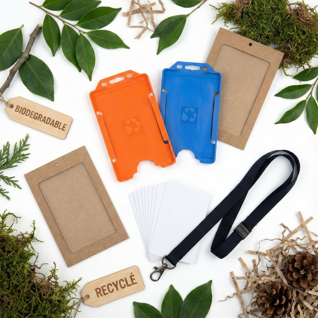 Passez au vert lors de vos événements avec nos badges écologiques et biodégradables